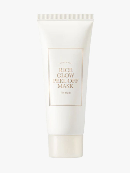 I’m From Rice Glow Peel Off Mask in branded tube component on a light gray background